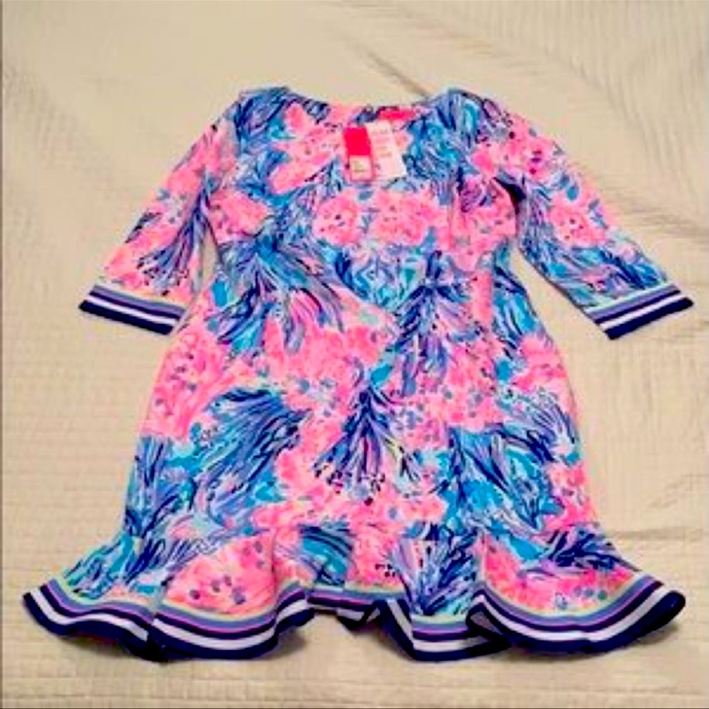 Lilly Pulitzer Reem flounce dress small new with tag retails for $198 - Picture 3 of 4